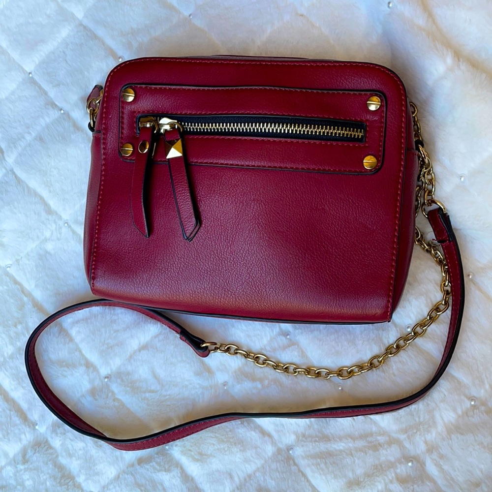 Red Leather Purse